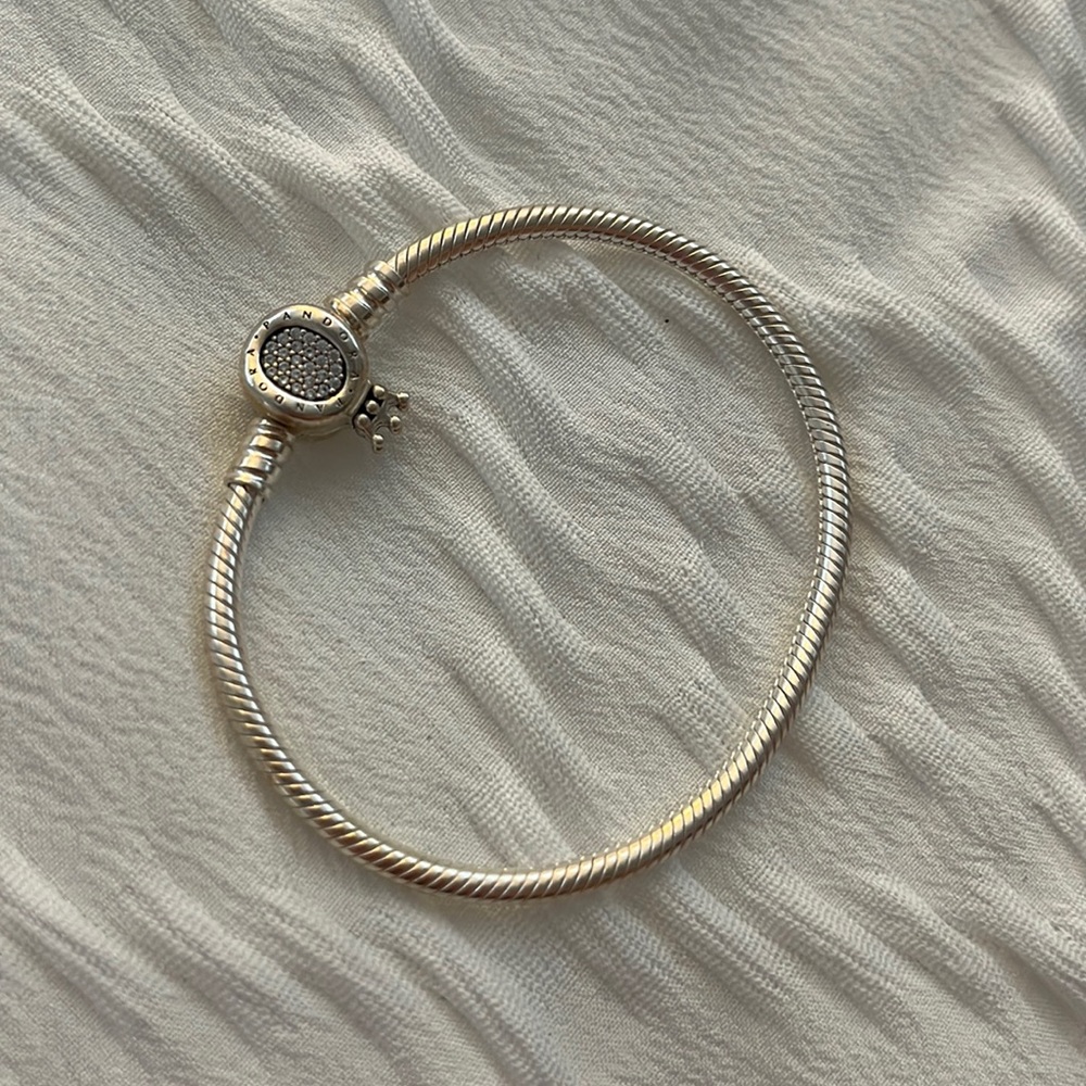 Pandora crown charm bracelet